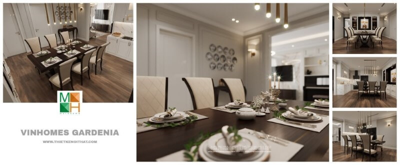 Xu hướng trang trí nội thất phòng ăn phong cách đương đại Thiết kế nội thất