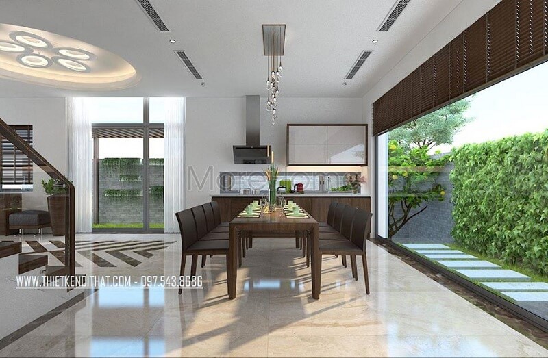 Thiết kế nội thất biệt thự cao cấp, sang trọng