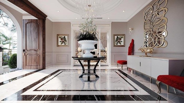 Thiết kế nội thất biệt thự hải phòng