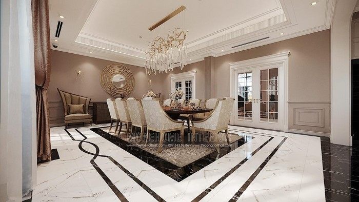 Thiết kế nội thất biệt thự hải phòng