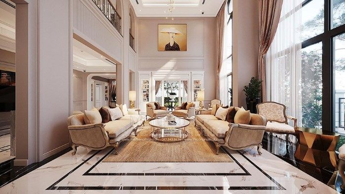 Thiết kế nội thất biệt thự hải phòng