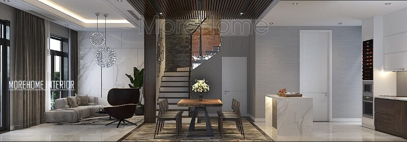 Thiết kế nội thất bệt thự Hà Nội