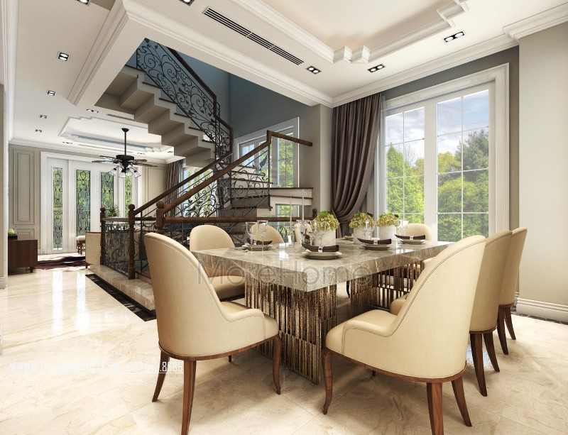 Thiết kế nội thất biệt thự